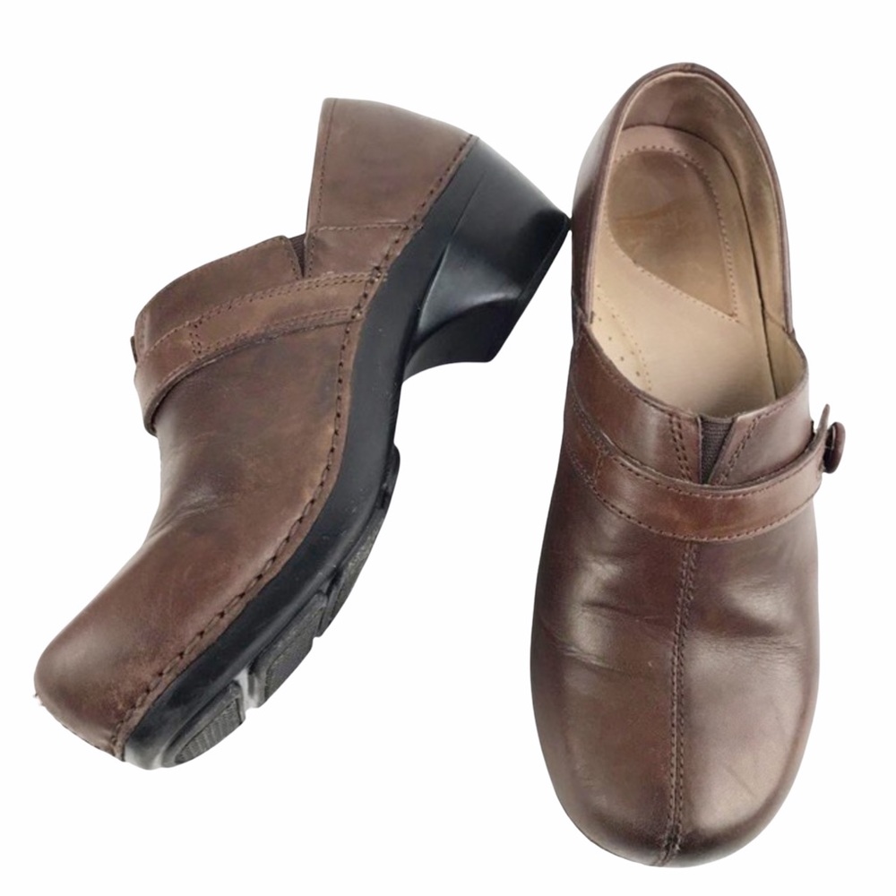 Dansko Brown Leather Clogs Nursing/Professional
